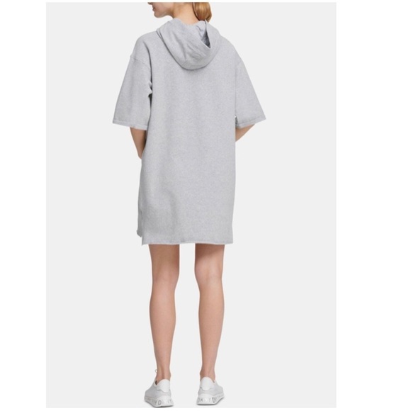 DKNY Sport Logo Hoodie Dress - Picture 3 of 11